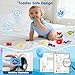 M SANMERSEN Montessori Toys for 12 Year Old Cloth Ocean Fishing Game with Stacking Cups Toddler Learning Toy for 1218 Months First Birthday Gifts for 1 Year Old Boy Girl Learn Count and Sort Colors - Image 4
