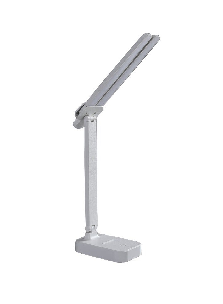 2024 new eye-care double head desk lamp students study special bedroom study room dormitory rechargeable reading lamp bedside lamps - Image 1