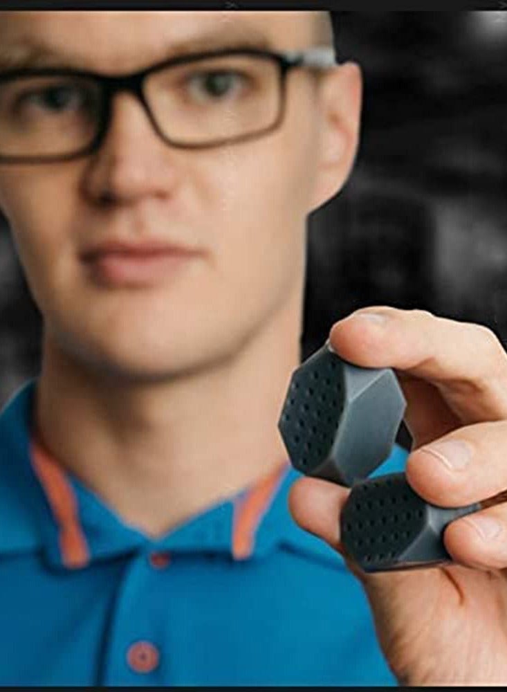 Loquat Jaw Exerciser for Men and Women,Jawline Double Chin Reducer Eliminator,Jaw line Exerciser Facial Exerciser,Powerful Jaw Trainer 2Pcs Grey - Image 2