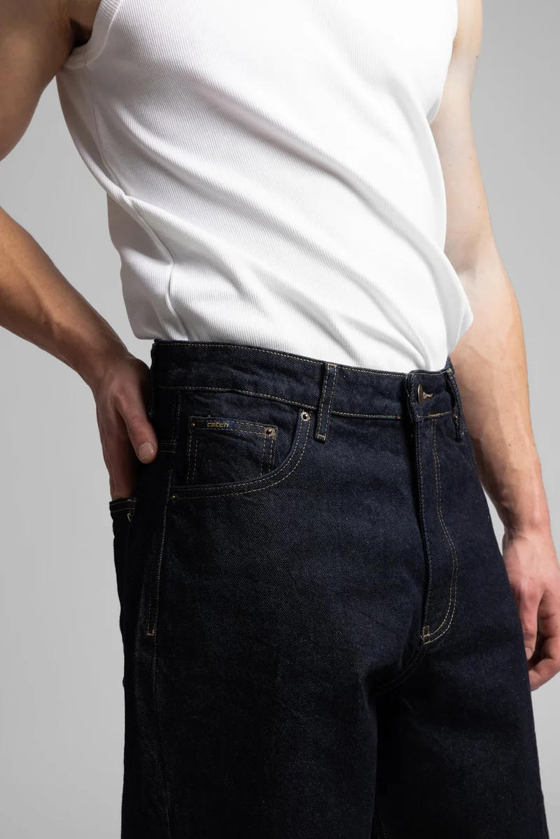 Catch Baggy Jeans with Contrast Stitching