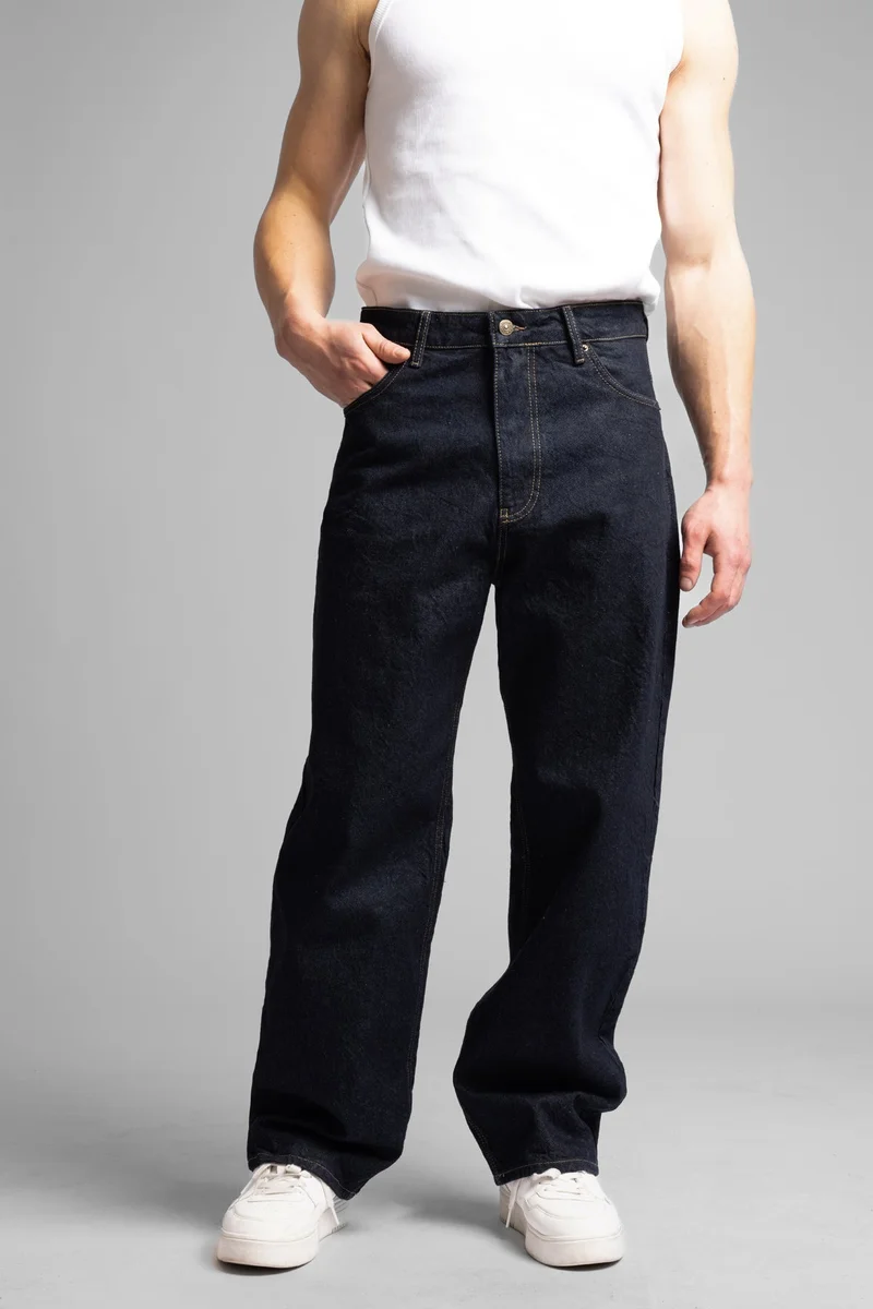 Catch Baggy Jeans with Contrast Stitching