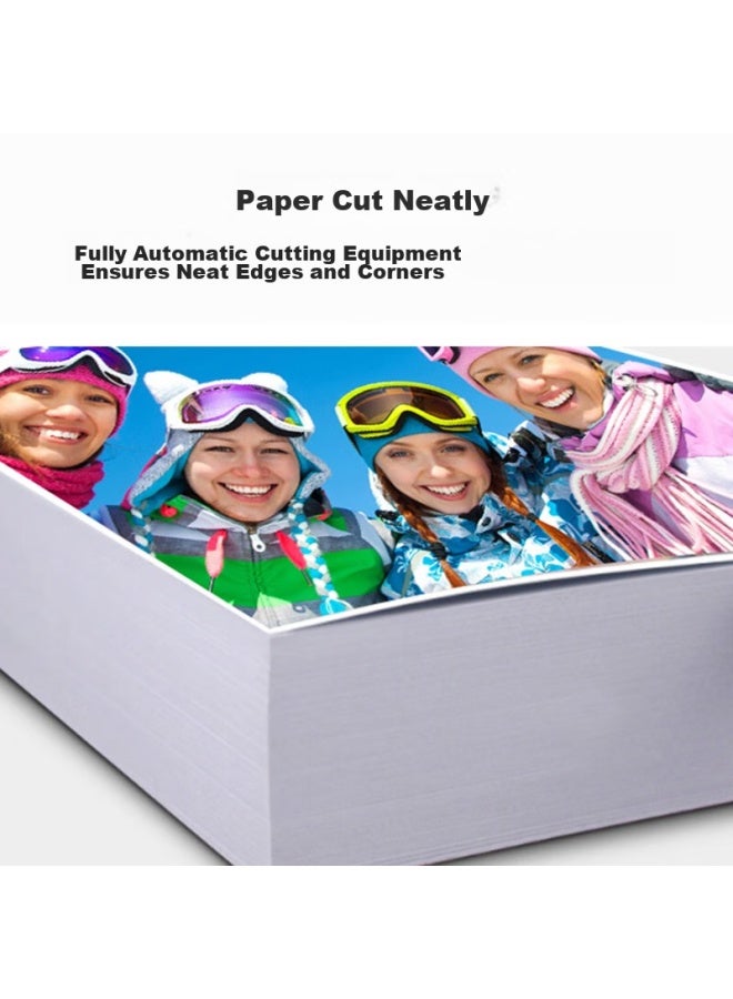 Lang Cheng Langcheng Photo Paper, 4r Photo Paper Rc Velvet Surface + High Gloss Photo Paper, 4r, 260g, 50 Sheets, Photo Paper - Image 5