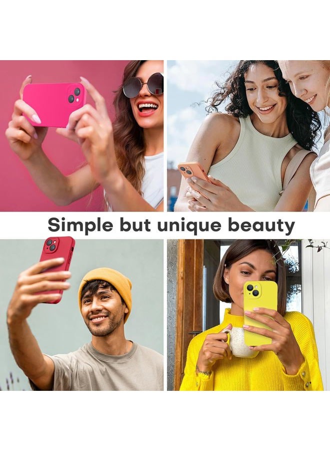 LOVE 3000 Protective Phone Case Designed for iPhone 13 6.1" Red | Premium Silicone, Camera Protection, Soft Anti-Scratch Microfiber Lining, Shockproof, Women Men Girls - Image 2