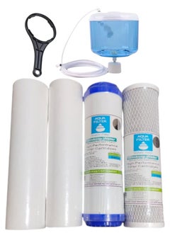 Water filter plugs + direct connection water bottle with 5 meter hose + filter wrench
