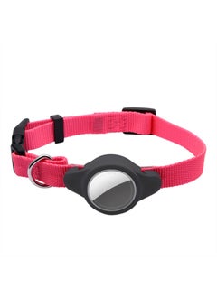 Applicable For Apple AirTag Waterproof Protective Case Airtags Silicone Anti-lost Collar Case Air Tag-Color:Red (single Pack) Plus Packing Box-Applicable Model:airtag (without Rope)