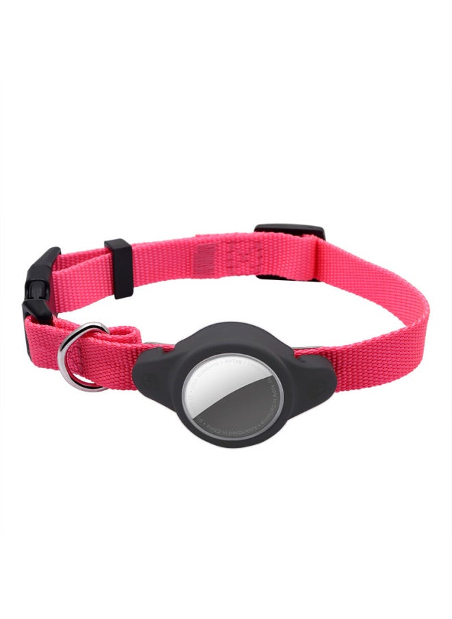 Generic - Applicable For Apple AirTag Waterproof Protective Case Airtags Silicone Anti-lost Collar Case Air Tag-Color:Red (single Pack) Plus Packing Box-Applicable Model:airtag (without Rope) - Image 1