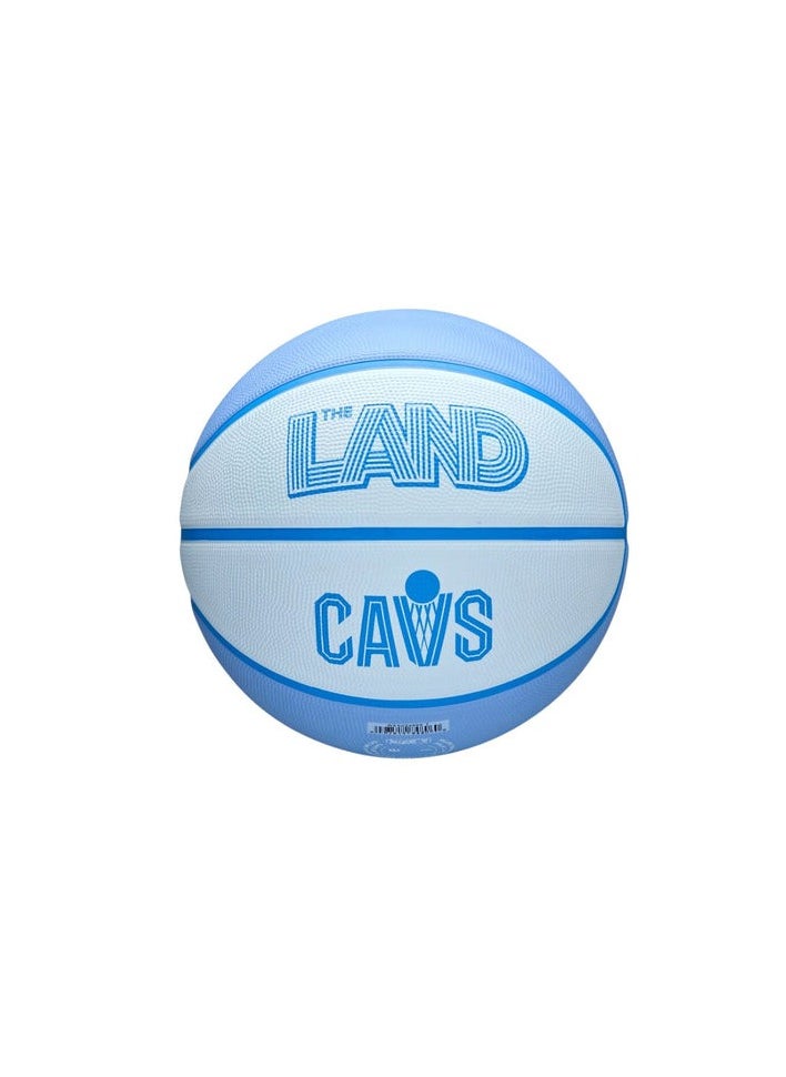 ويلسون كرة سلة NBA Team City Edition Icon Cleveland Cavaliers 2024-2025 - الحجم الرسمي، قبضة متينة وجودة ممتازة للعب في الأماكن المغلقة والمفتوحة  - Image 1