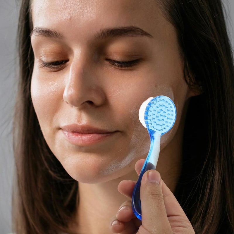4PCS Facial Cleansing Brush Set Soft Bristle Exfoliator For Wet And Dry Use - Image 5