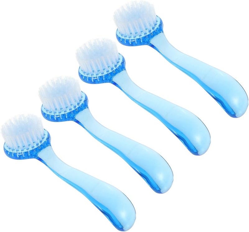4PCS Facial Cleansing Brush Set Soft Bristle Exfoliator For Wet And Dry Use - Image 1