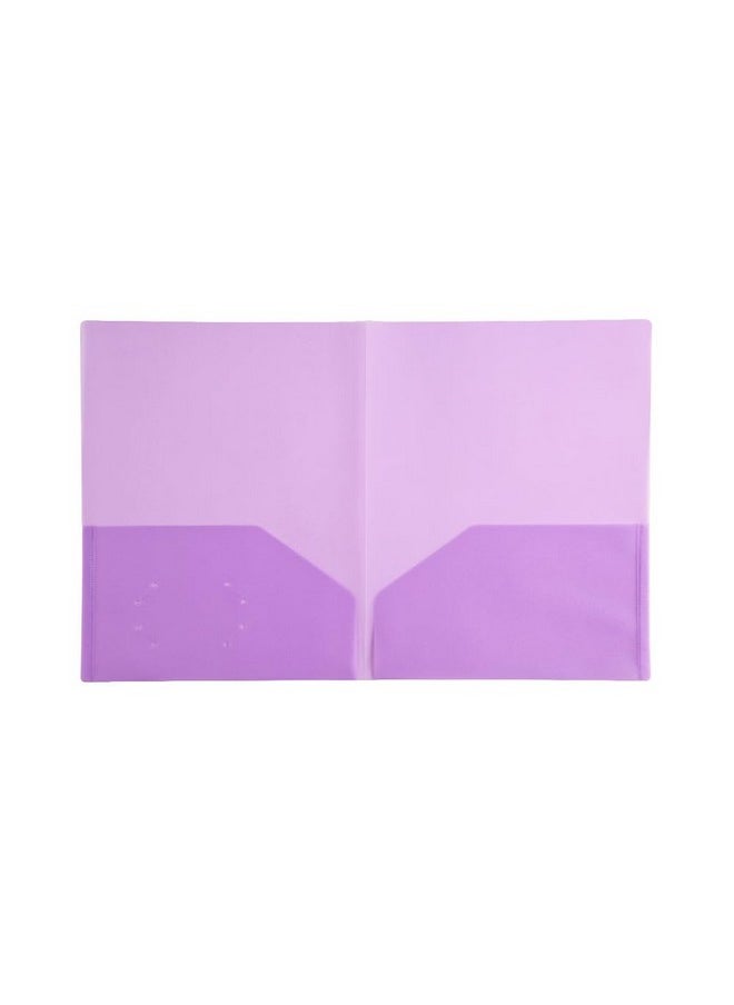 Filexec Light Weight Two Pocket Folder Assorted Colors (500433120) Pack Of 12  - Image 4