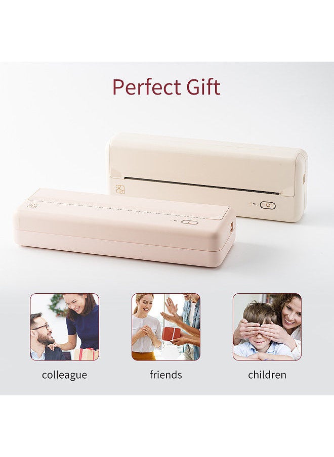 HPRT MT810 A4 Portable Paper Printer Thermal Printing Wireless BT Connect Compatible with iOS and Android Mobile Photo Printer Support 210mm/110mm with 1 A4 ThermaL Paper Roll  - Image 5