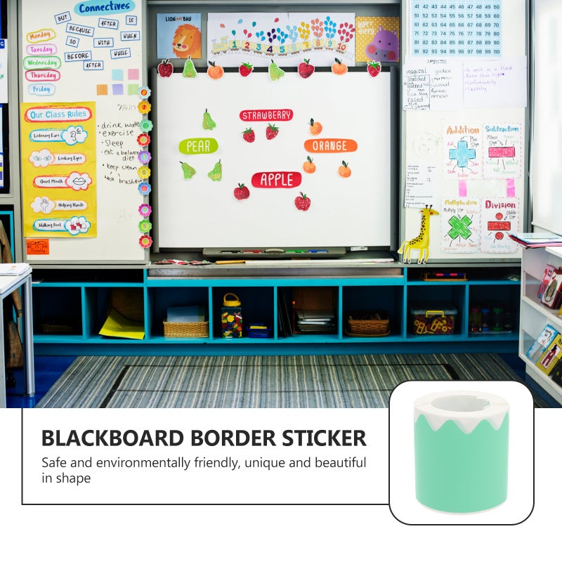 1 Roll School Bulletin Board Border Sticker Self-adhesive Border Sticker - Image 5