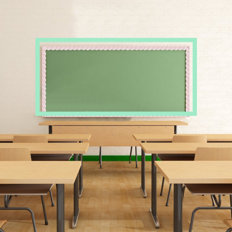 1 Roll School Bulletin Board Border Sticker Self-adhesive Border Sticker - Image 4