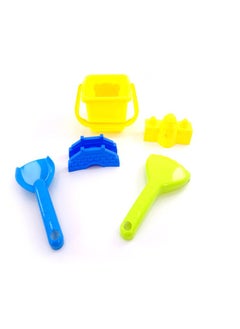 AL QADAH Beach Toys Bucket 5Pcs Set  - Image 1