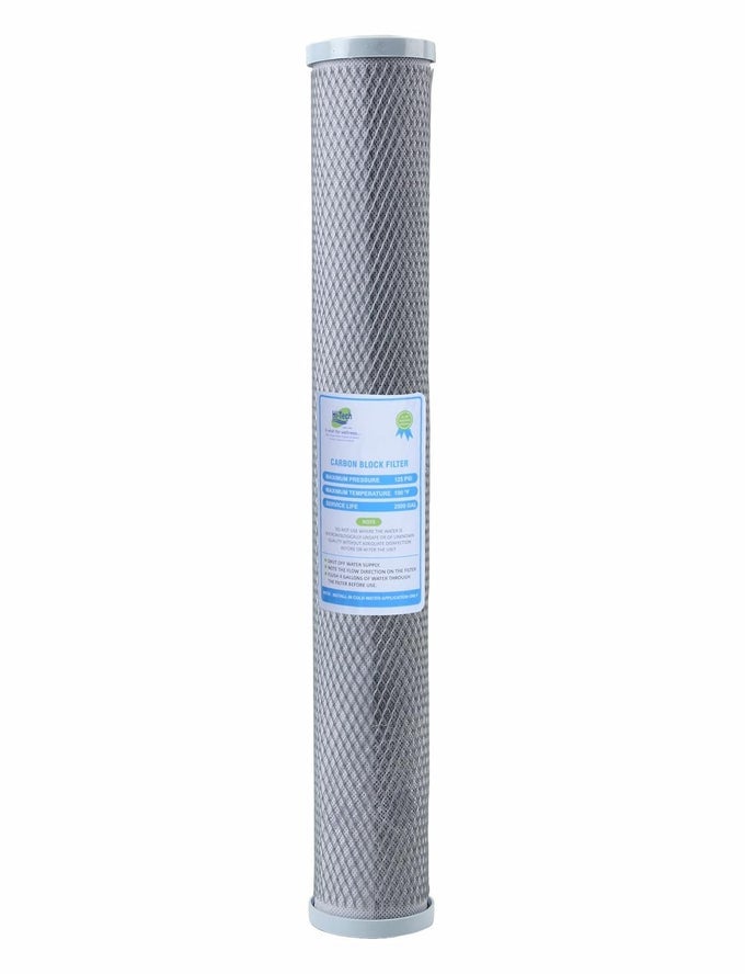 CTO 20" 2.5 DIA CHLORINE TASTE AND ODOR REMOVAL FILTER