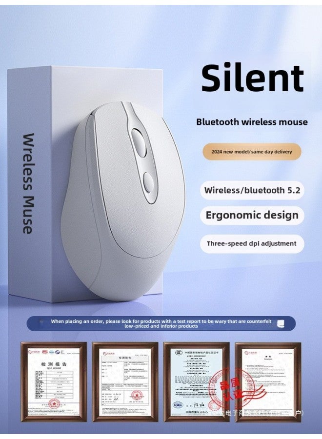 YUSHEDA Wireless Mouse For Girls Office Quiet Silent Charging For Asus HP Lenovo Dell Computer-Specifications: Dual Mode + Charging Battery Life 100 Days And 0 Days  - Image 1