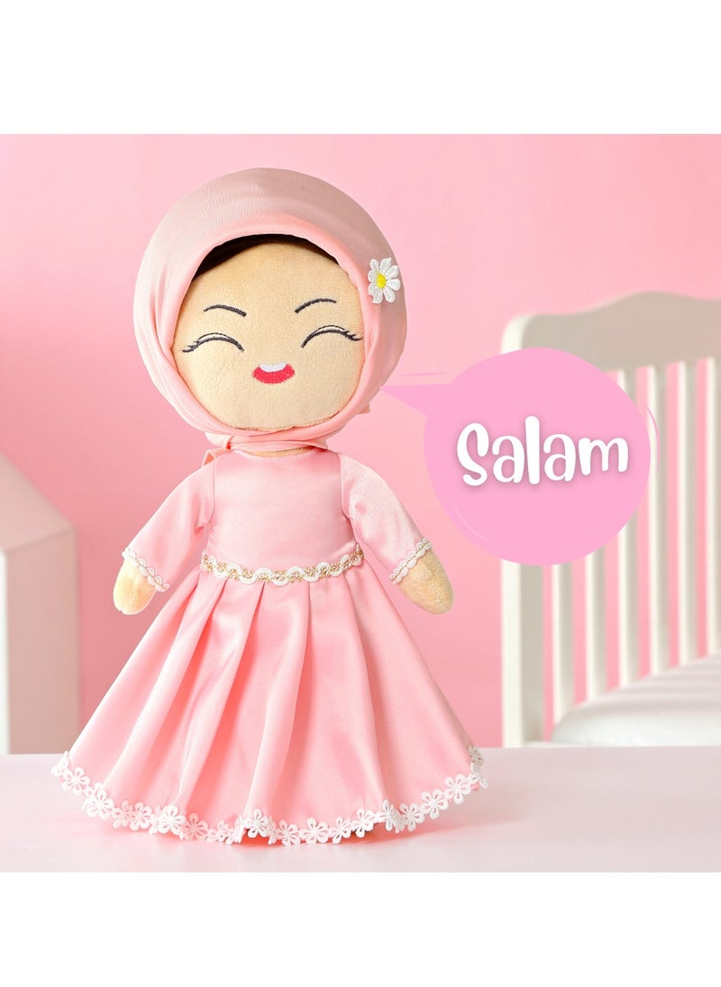 ياسمين مامي  مامي ياسمين - دمية الحجاب الناطقة | هدية مفاجئة لرمضان والعيد | لعبة تفاعلية ومهدئة | حقيبة هدية مخصصة | حسية ومريحة | ريموت | للأطفال والرضع  - Image 1