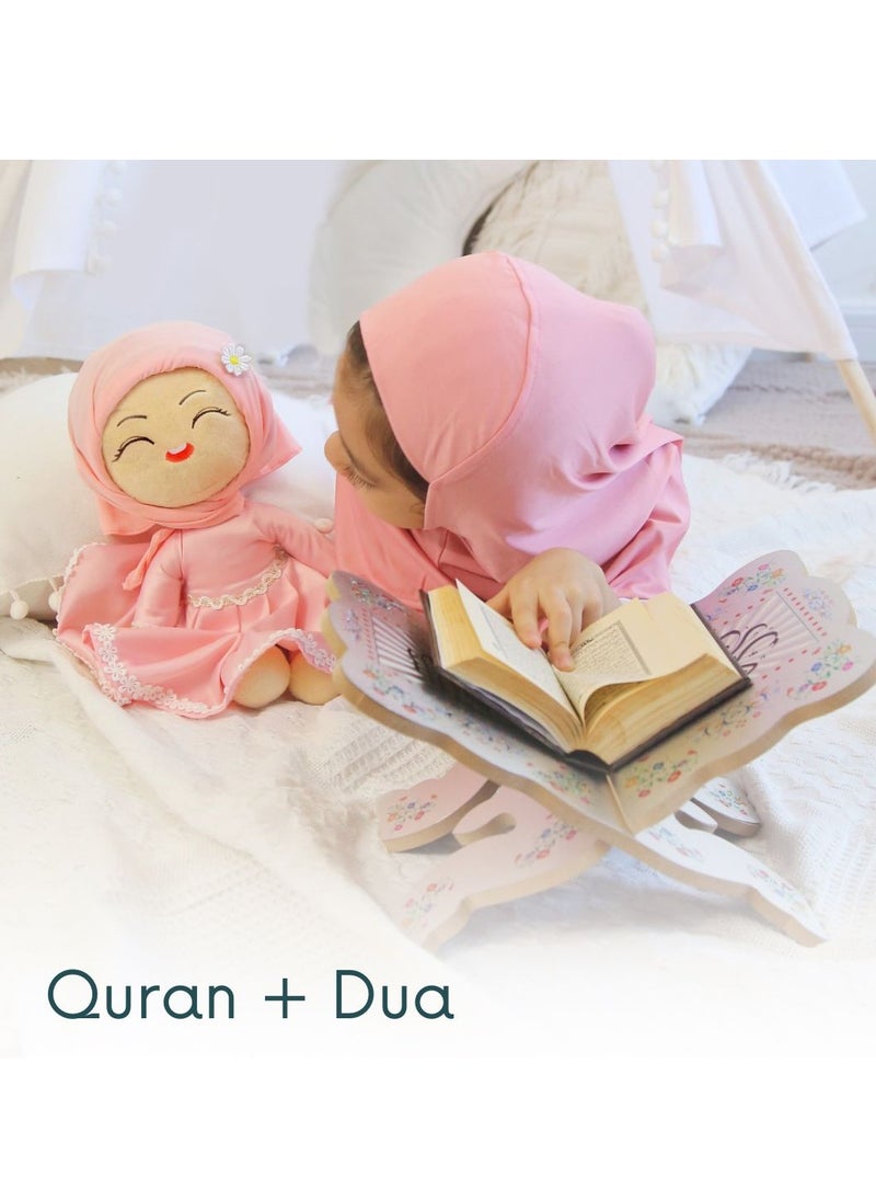ياسمين مامي  مامي ياسمين - دمية الحجاب الناطقة | هدية مفاجئة لرمضان والعيد | لعبة تفاعلية ومهدئة | حقيبة هدية مخصصة | حسية ومريحة | ريموت | للأطفال والرضع  - Image 4