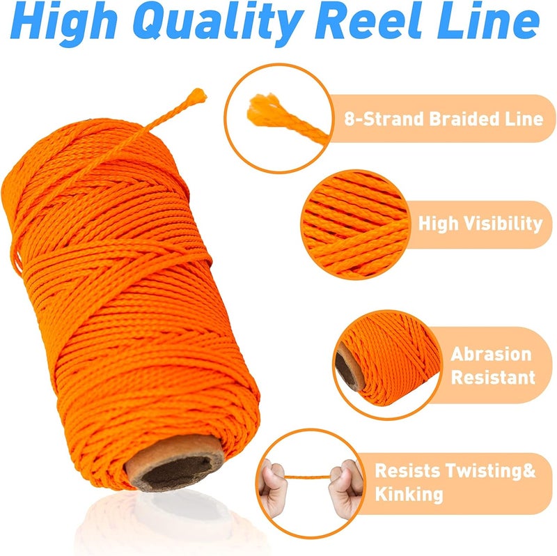 Pluzluce 150ft Scuba Diving Reel Line Replacement,2mm High Strength Spool Reel Line Cord for Scuba Dive Reel - Deep Sea, Wreck and Cave Diving, Safety Dive Marker, Dive Float Flag - Image 5