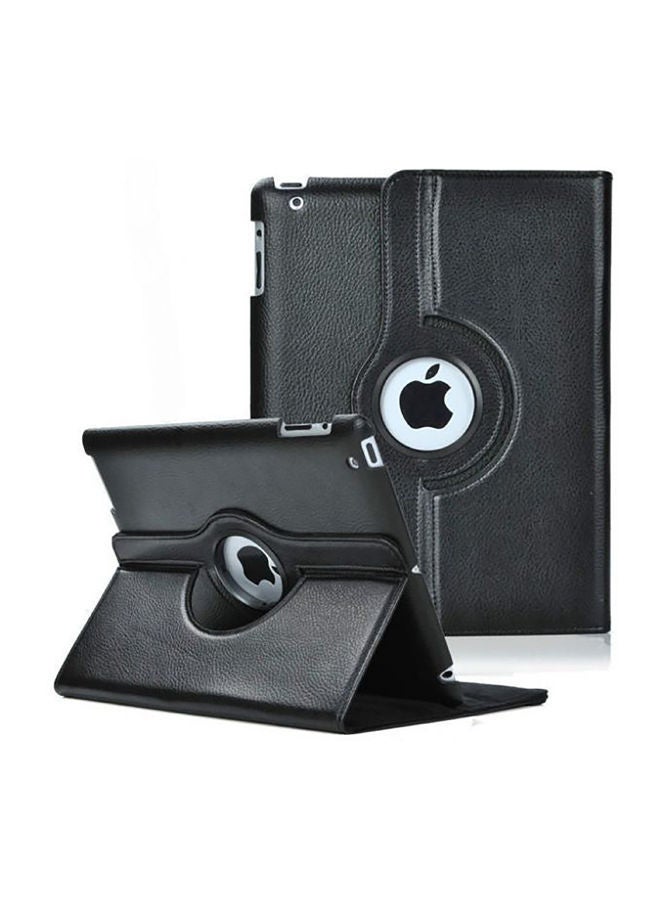 NIBEMINENT 360 Degree Rotatable Flip Cover For Apple iPad 2/3/4 Black  - Image 3