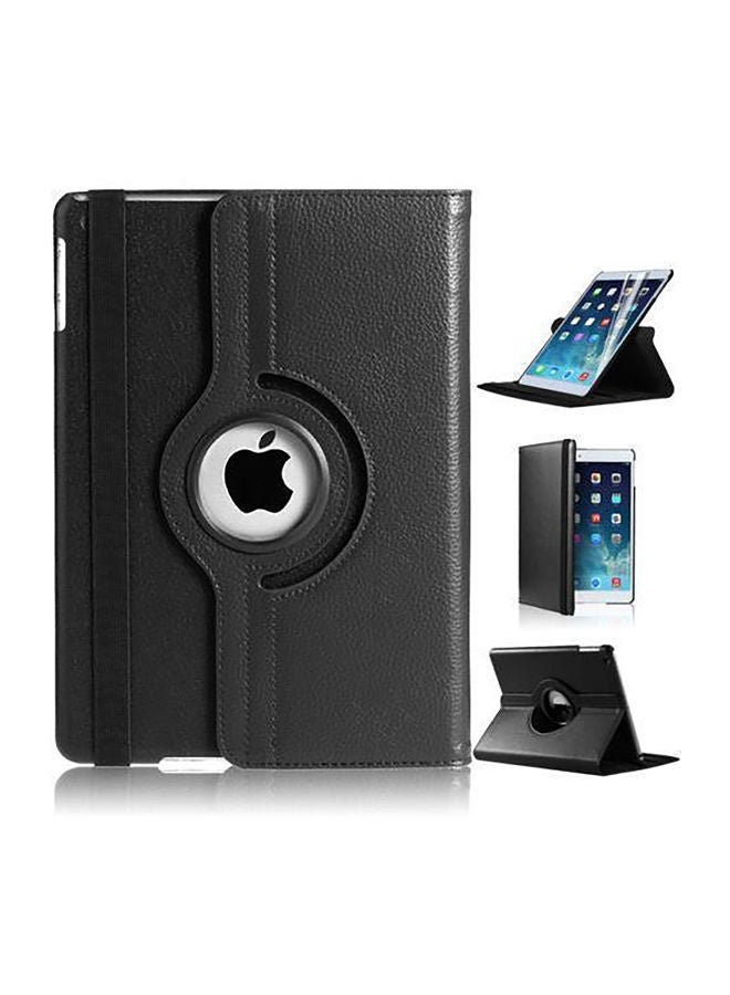 NIBEMINENT 360 Degree Rotatable Flip Cover For Apple iPad 2/3/4 Black  - Image 4