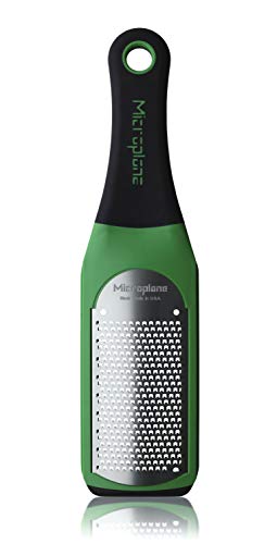 Microplane Artisan Series Parmesan Cheese Grater and Zester Fine Green
