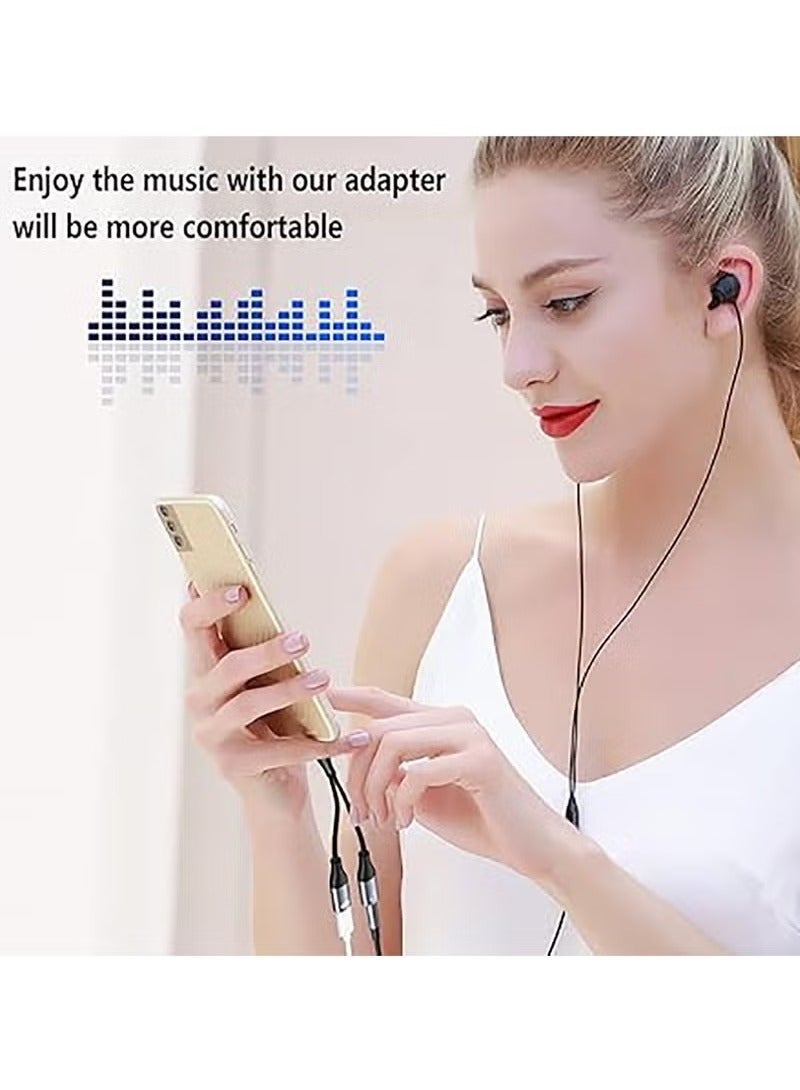 URBBKING USB Type-C to 3.5mm headphone and charger adapter compatible with iPhone 16 15/14,Galaxy S24 S23 S22 - Image 3