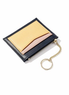 Purses for Women Small,Blocking Wallet Large Capacity,Short Mini Card Holder,Short Leather Purse with Zipper Pocket,Womens Slots (Blue)