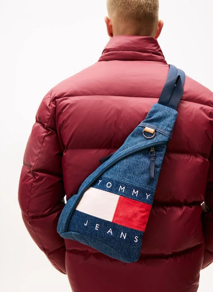 TOMMY JEANS Logo Denim Sling Bag