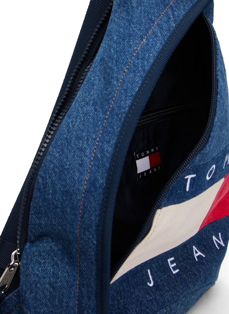 TOMMY JEANS Logo Denim Sling Bag - Image 5