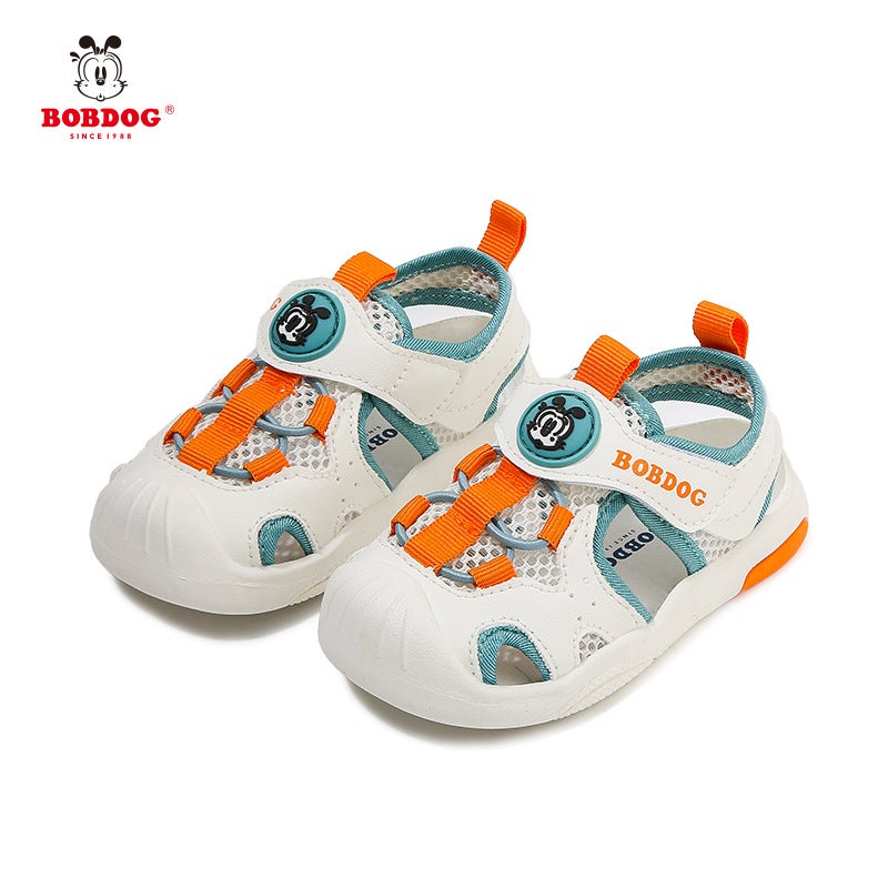 Children'S Sandals Summer Mesh Breathable Children'S Shoes Men'S Small Children'S Light Sneaker Female Baby'S Non-Slip Comfortable Baby Shoes - Image 1
