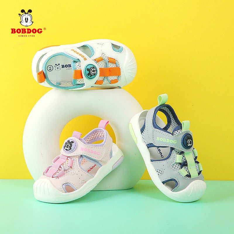 Children'S Sandals Summer Mesh Breathable Children'S Shoes Men'S Small Children'S Light Sneaker Female Baby'S Non-Slip Comfortable Baby Shoes - Image 2