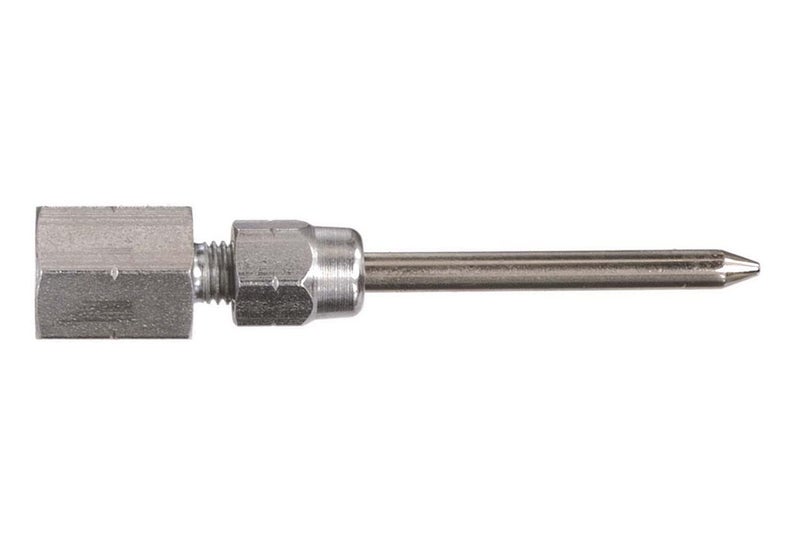 Lincoln 5803 Handheld Grease Gun Needle Nozzle with Hardened Steel Tip 18 Female NPT Thread 276 Length Used for Lubrication of FlushType or HardtoReach Hydraulic Fittings