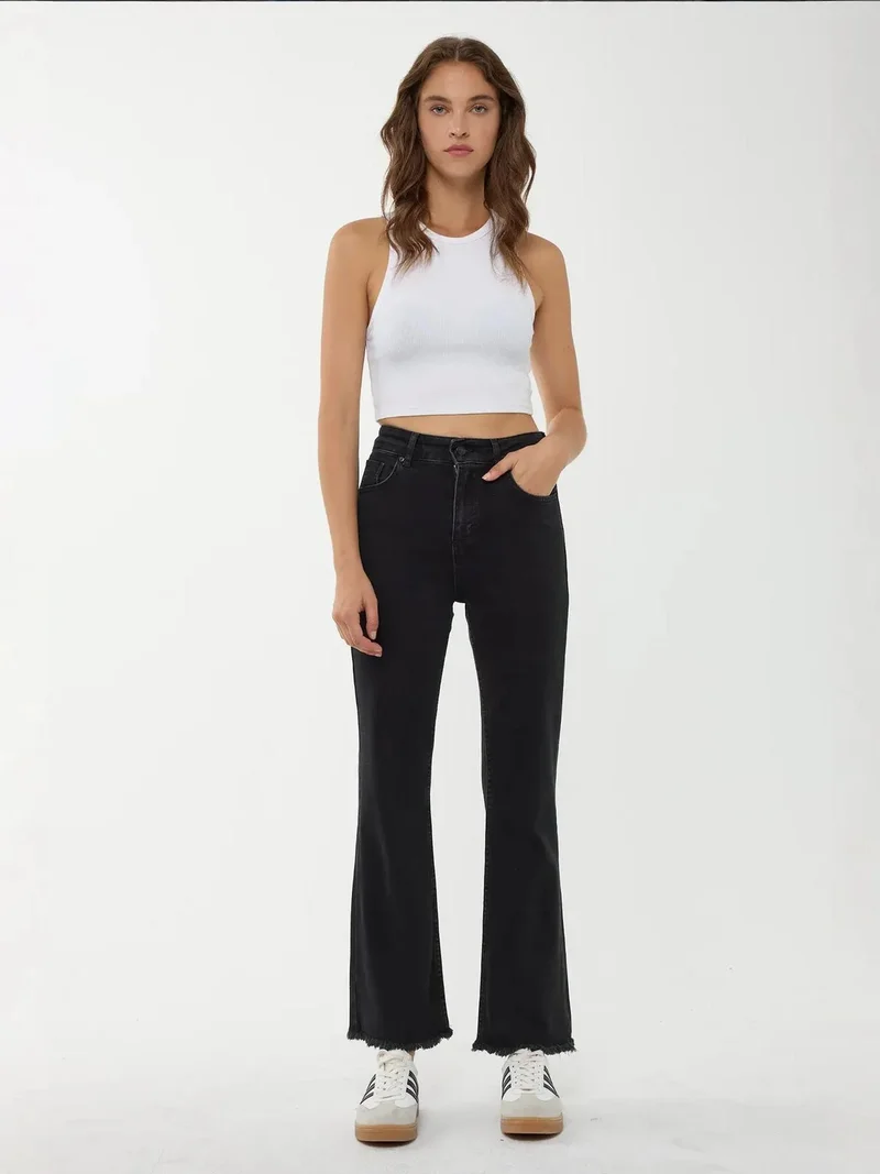 High Waist Flare Jeans