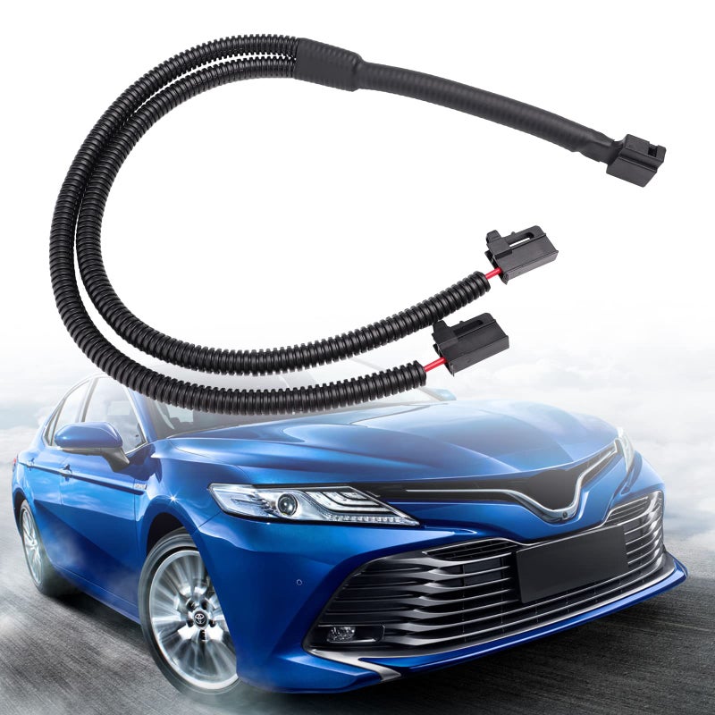 FARBIN 1 to 2 Horn Adapter Connector Y Type Special Plug Wiring Kit for Toyota Car Truck Horn Plug and Play 1 to 2 Converter Wiring for Toyota horn