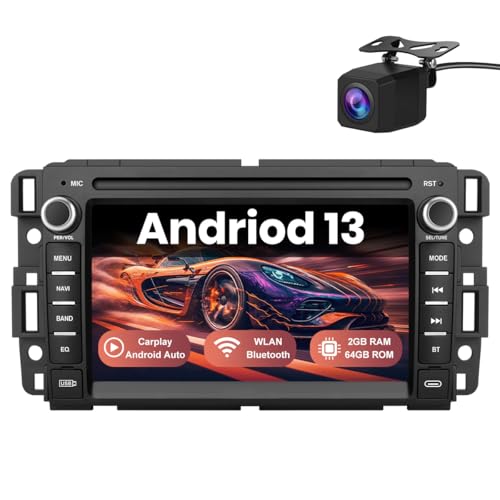 Votheon Android 15 Car Stereo for Chevrolet Silverado Tahoe GMC Sierra Yukon with 7 inch HD Touchscreen, Wireless CarPlay & Android Auto, 2GB+64GB, Backup Camera - Image 1