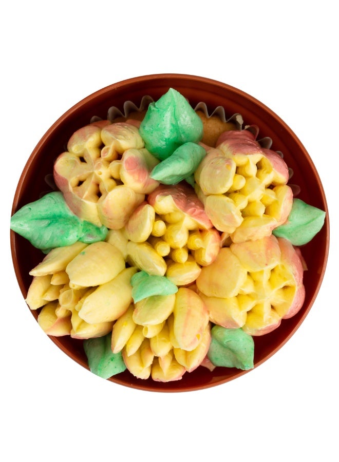 Restaurantware Russian Piping Tip, 1 Tulip Cake Decor Piping Tip - #33, Corrosion-Resistant, Stainless Steel Decorating Tip For Frosting, Dishwashable, Decorate Cupcakes, Cakes, or Cookies - Image 2