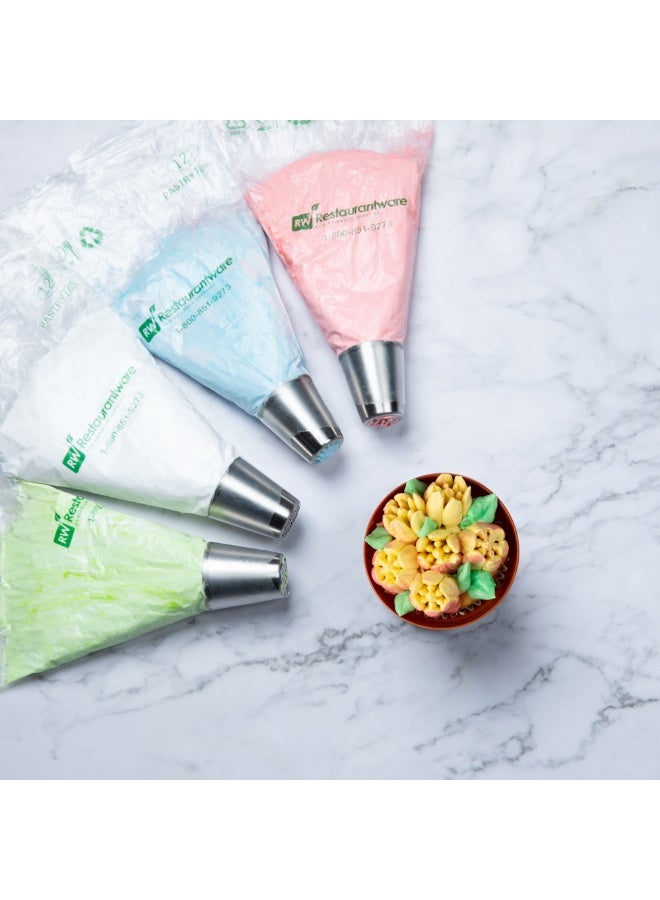 Restaurantware Russian Piping Tip, 1 Tulip Cake Decor Piping Tip - #33, Corrosion-Resistant, Stainless Steel Decorating Tip For Frosting, Dishwashable, Decorate Cupcakes, Cakes, or Cookies - Image 3