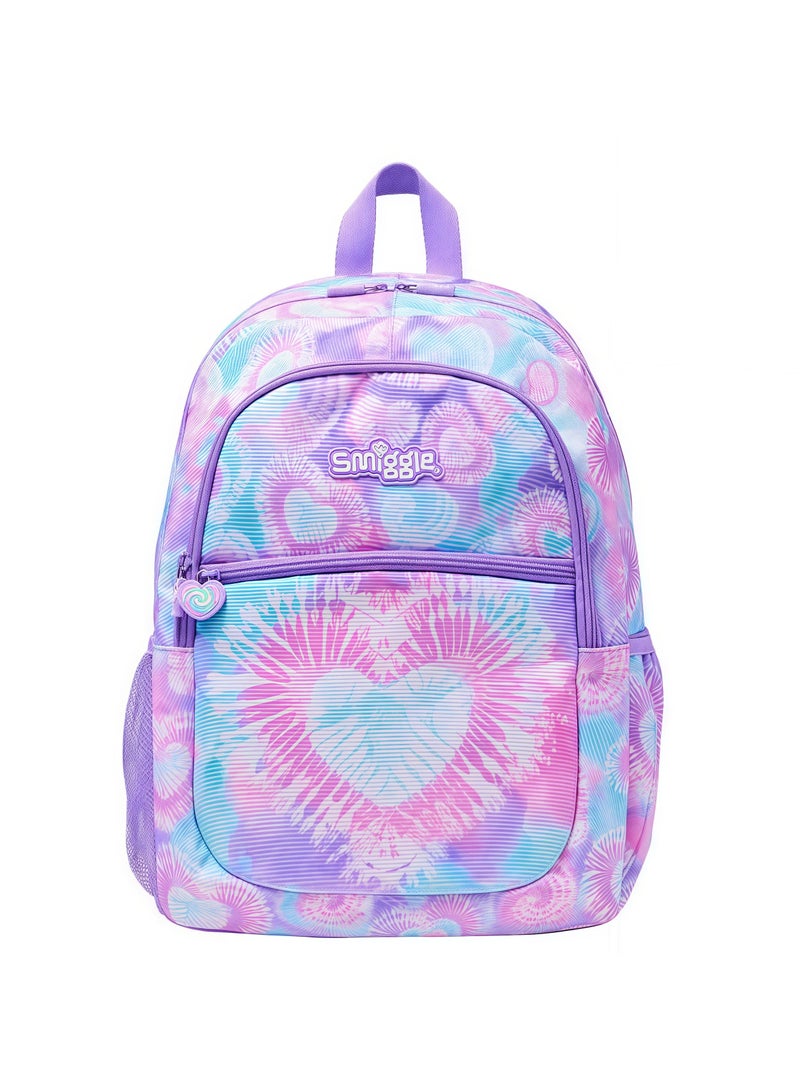 Smiggle حقيبة ظهر مدرسية لطالبات سمجلي بطبعة كرتونية - حقيبة أطفال للمدرسة الابتدائية والثانوية - حقيبة ترفيهية خارجية 42*30 سم