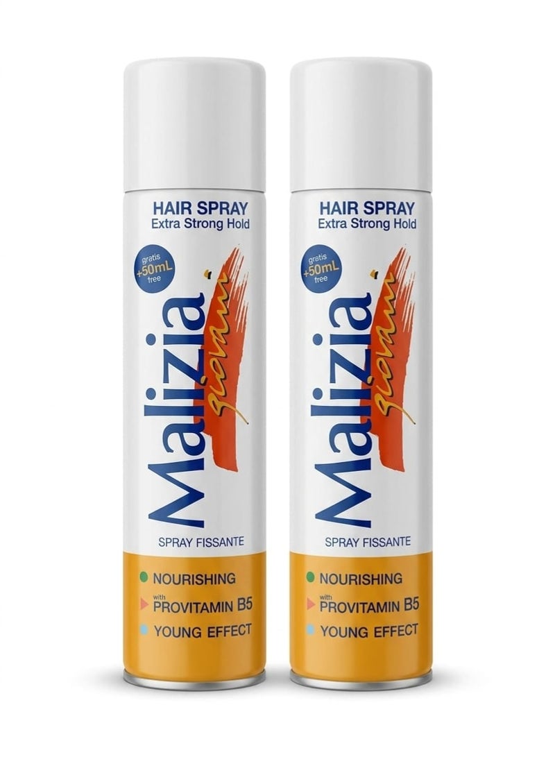 Malizia Hair Spray 250ml (2 bottles)