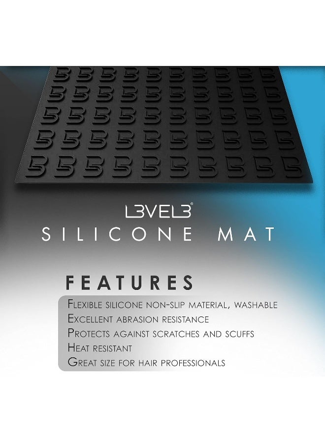 L3 Level 3 Silicone Mat - Comfortable and Durable Non-Slip Barber Mat - Protects Against Scratches and Scuffs - Great for Barber and Hair Stylist Working Spaces - Image 2