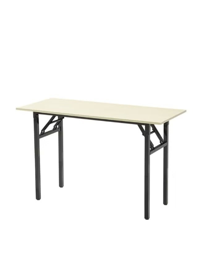 Huitich Multipurpose Wooden Foldable Desk – Single Layer White Oak (80 × 50 × 75 cm) - Image 1