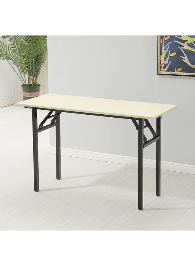 Huitich Multipurpose Wooden Foldable Desk – Single Layer White Oak (80 × 50 × 75 cm) - Image 4