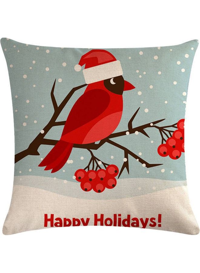 NIBEMINENT Magpie Cotton Cushion Cover For Home Decor Multicolour
