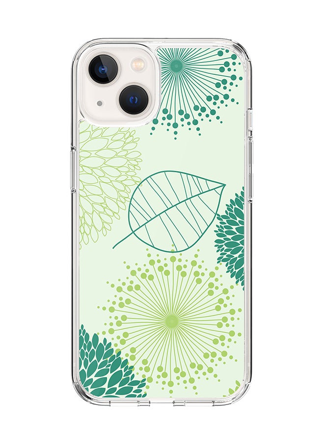 Stylizedd حافظة كلاسيكية شفافة لهاتف آبل آيفون 14 بلس - غلاف هجين ناعم بحواف مرنة مضاد للسقوط TPU PC جل رقيق شفاف - ورقة واحدة