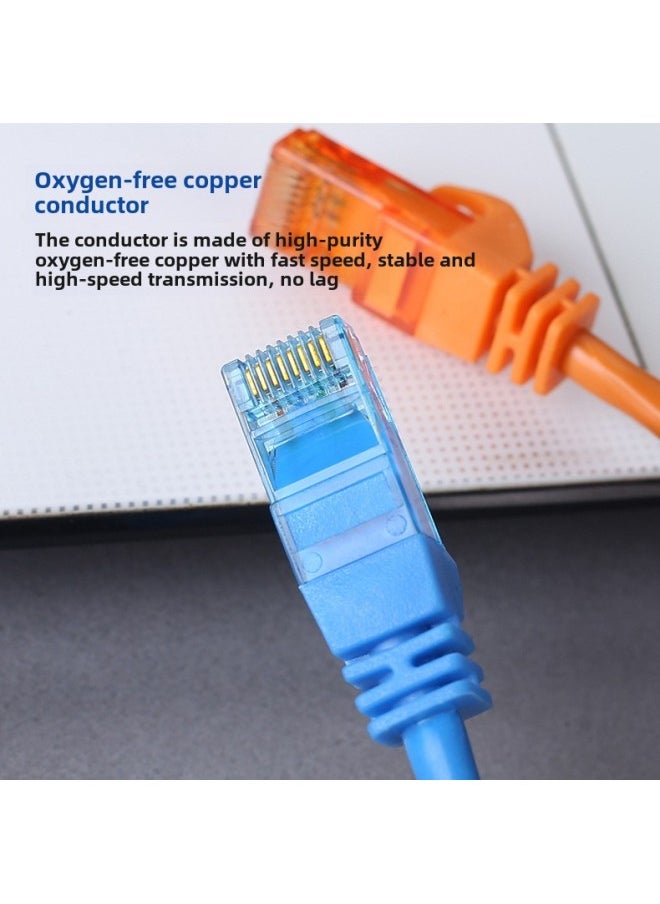 Generic Six Types Of Oxygen-free Copper Network Cable Gigabit Finished Jumper Eight-core Twisted Pair Computer Network Cable Monitoring Routing In Stock-Color:Black-Line Length:2m  - Image 3