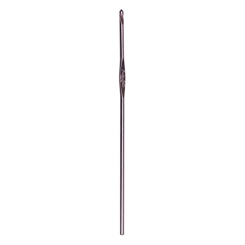 Susan Bates 5-1/2-Inch Silvalume Aluminum Crochet Hook, 2.75mm, Silver Pink - Image 3