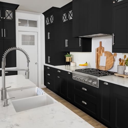 Giani Nuvo Cabinet Paint, Black Deco (Quart) - Image 3
