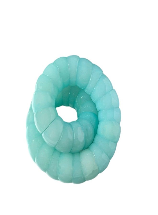 beyomanch Natural Bodhi Seeds Beads Bracelet, Zen Fidget Stretch Color Gradient Bracelet for Mind-Calming, Meditation Practice Beads Accessory for Women and Men (Blue) - Image 1