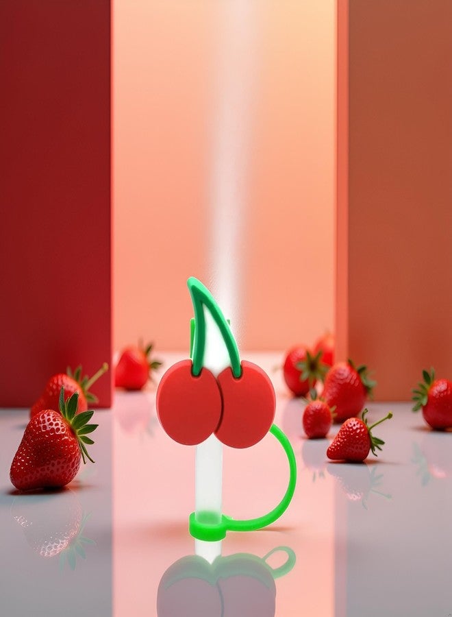 غطاء ماصة على شكل كرز أحمر من وينتويناب، 8 مم، غطاء سيليكون لطيف لماصة كوب ستانلي، ماصة شرب مقاومة للغبار، أغطية ماصة قابلة لإعادة الاستخدام، موزعات ماصة للشرب - Image 4